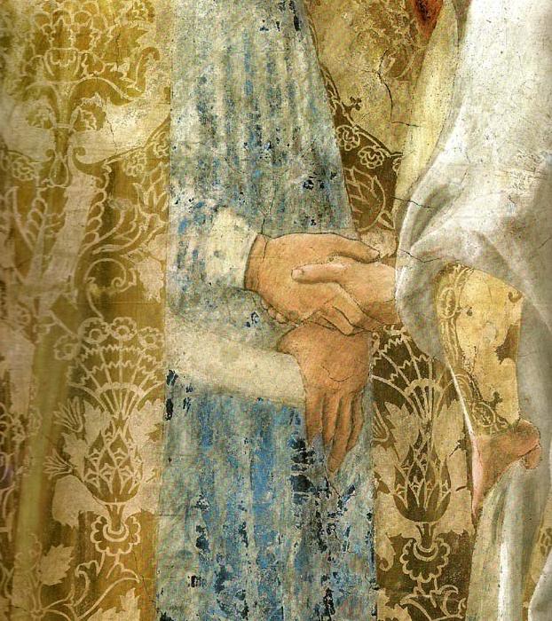 Piero della Francesca the legend of the true cross, detail